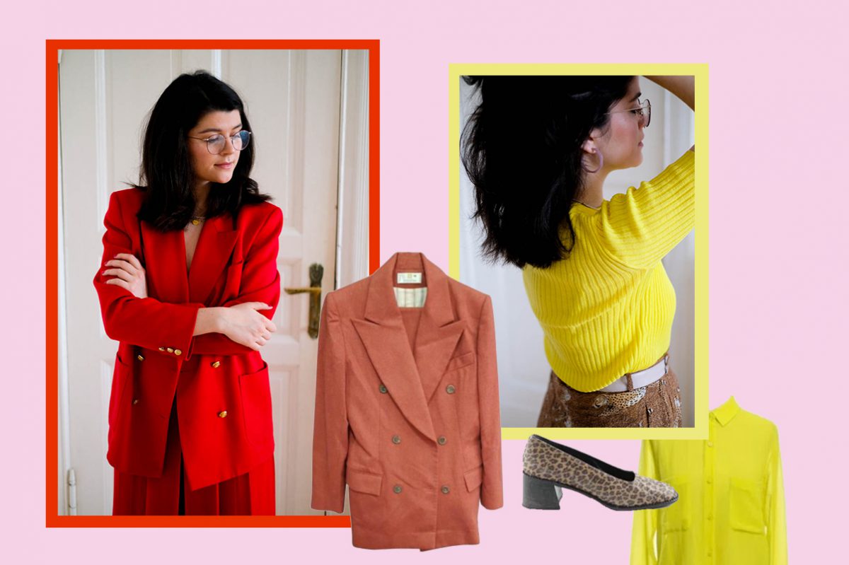 Sommer Trends mit Secondhand nachgestylt