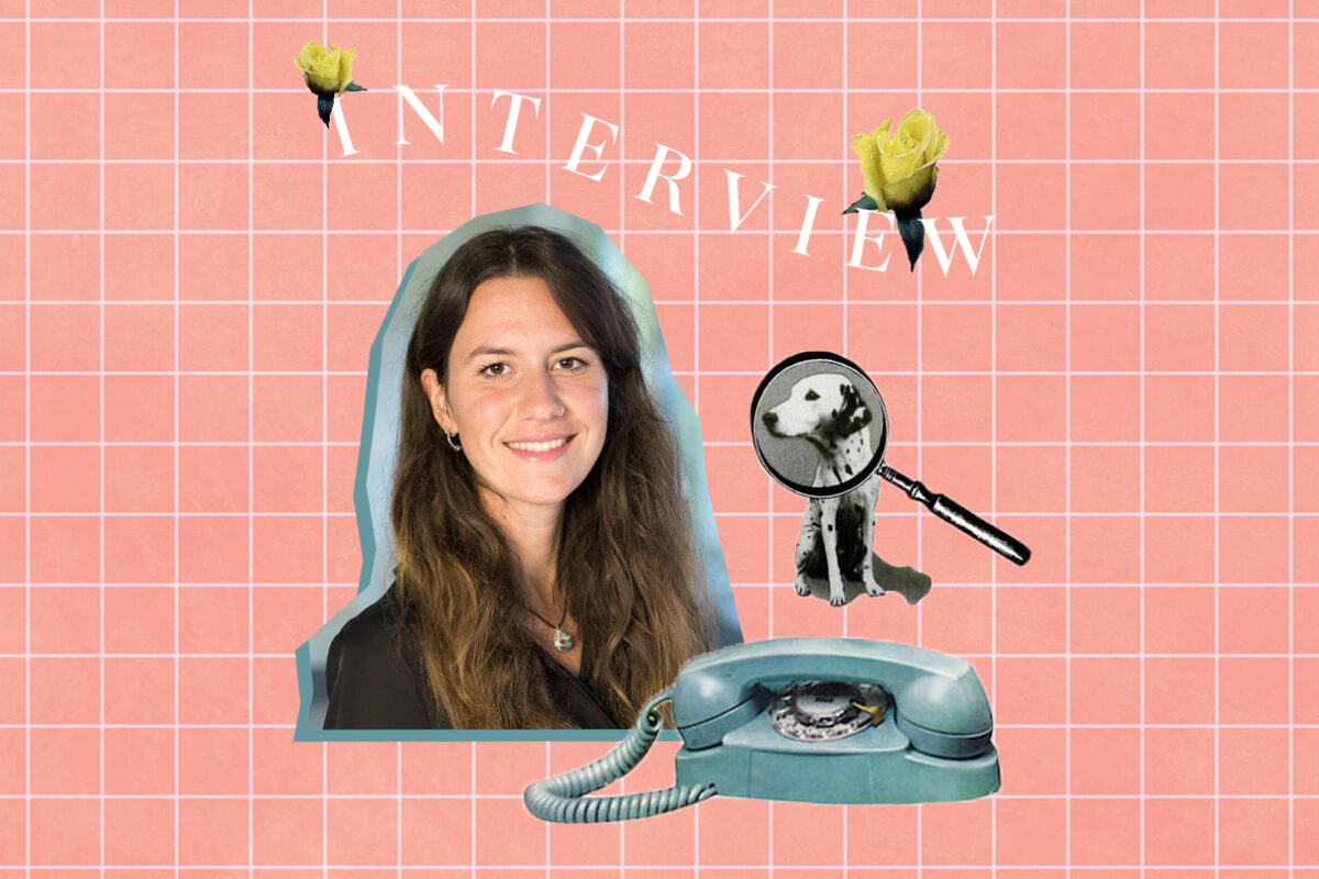 Collage zum Interview mit Annika Kreuzer von Vier Pfoten