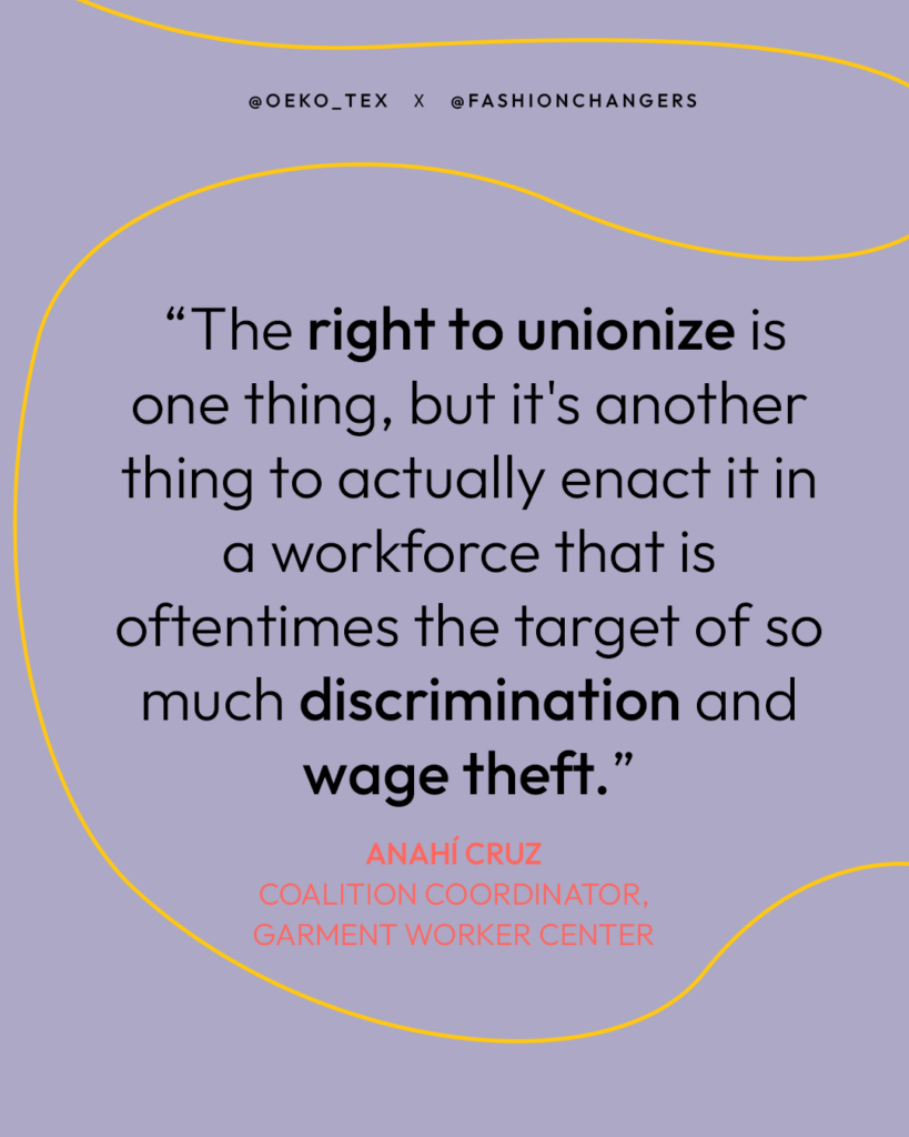 Podcast The Fashion Stitch mit Anahí Cruz vom Garment Worker Center Los Angeles